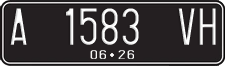 License plate of Indonesia, Regular plates