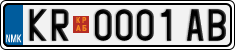 License plate of North Macedonia, Regular plates (2012)