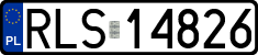 License plates of Poland, Regular car plates