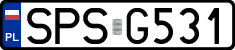 License plates of Poland, Regular car plates