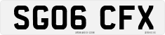 License plate of the United Kingdom, 2001 year system
