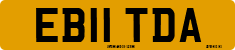 License plate of the United Kingdom, 2001 year system