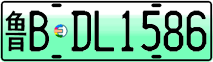 License plate of China, Electric vehicles