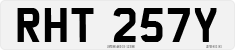 License plate of the United Kingdom, 1963 year system