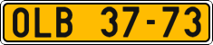 License plate of the Czech Republic, Commercial vehicles (1960)
