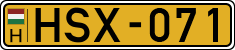 license plates of Hungary, Commercial vehicles (1990)