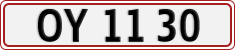 License plate of Denmark, Regular plates
