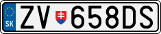 License plate of Slovakia, Cars