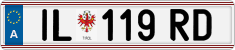 License plate of Austria, Regular plates