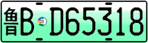 License plate of China, Electric vehicles