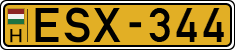 license plates of Hungary, Commercial vehicles (1990)