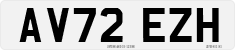 License plate of the United Kingdom, 2001 year system