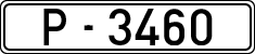 License plates of Spain, 1900 year series