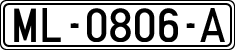 License plates of Spain, 1971 year series