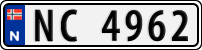 License plate of Norway, Trailers, motorcycles, special vehicles
