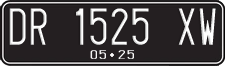 License plate of Indonesia, Regular plates