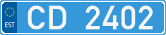 License plate of Estonia, Diplomatic