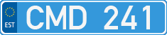 License plate of Estonia, Diplomatic