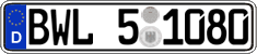 German license plate, Regional authorities