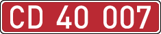 License plates of Spain, Diplomatic