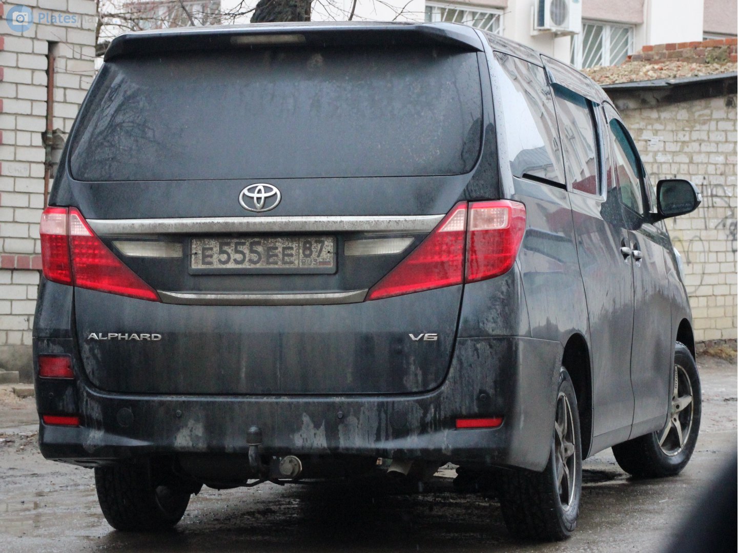е 555 ее 87, Toyota Alphard 2nd gen (AH20), 2008–2015