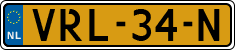 License plate of the Netherlands, Light Commercial Vehicles (1994 system)