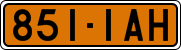 License plate of Finland, Special vehicles