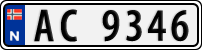 License plate of Norway, Trailers, motorcycles, special vehicles