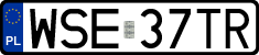 License plates of Poland, Regular car plates