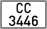License plates of Spain, 1900 year series