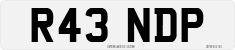 License plate of the United Kingdom, 1983 year system