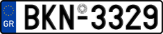 License plate of Greece, Cars