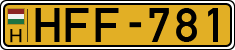license plates of Hungary, Commercial vehicles (1990)