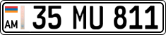 License plate of Armenia, Private owners