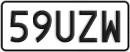 License plate of New Zealand, Motorcycles (1(2)ABC / A1BCD)