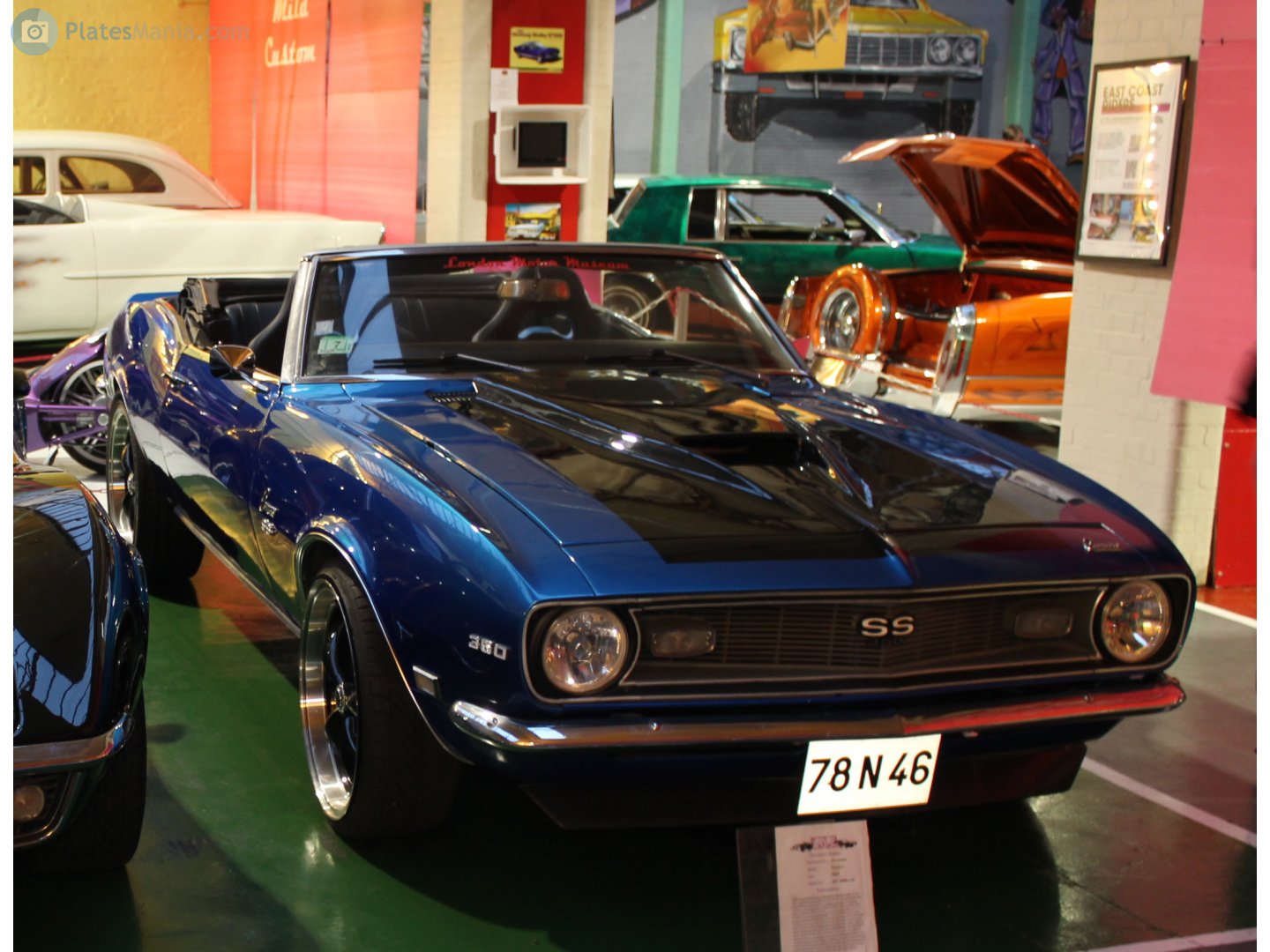 78 N 46, Chevrolet Camaro 1st gen 1967/1968 Convertible (F I), 1966–1968