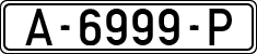 License plates of Spain, 1971 year series