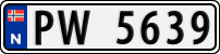 License plate of Norway, Trailers, motorcycles, special vehicles