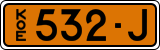 License plate of Finland, Dealer