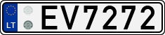 License plate of Lithuania, Electric vehicles