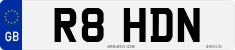 License plate of the United Kingdom, 1983 year system