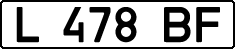 License plate Kazakhstan, Organizations (1993)