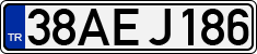 License plate of Turkey, Regular plates