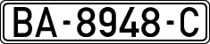 License plates of Spain, 1971 year series