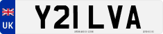 License plate of the United Kingdom, 1983 year system