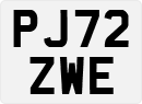 License plate of the United Kingdom, 2001 year system