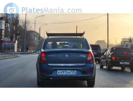 к497он134, Renault Logan