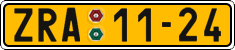 License plate of the Czech Republic, Commercial vehicles (1960)