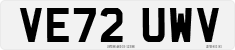 License plate of the United Kingdom, 2001 year system
