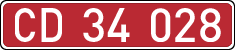 License plates of Spain, Diplomatic